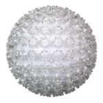 150 Warm White Twinkle LED 10" Sphere