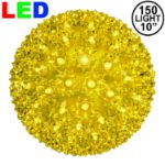 150 Yellow LED 10" Sphere