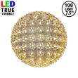 100 *NEW* True Twinkle Warm White LED 7.5" Sphere