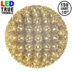 150 *NEW* True Twinkle Warm White LED 10" Sphere