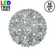 50 *NEW* True Twinkle Pure White LED 6" Sphere