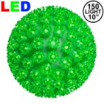 150 Green LED 10" Sphere
