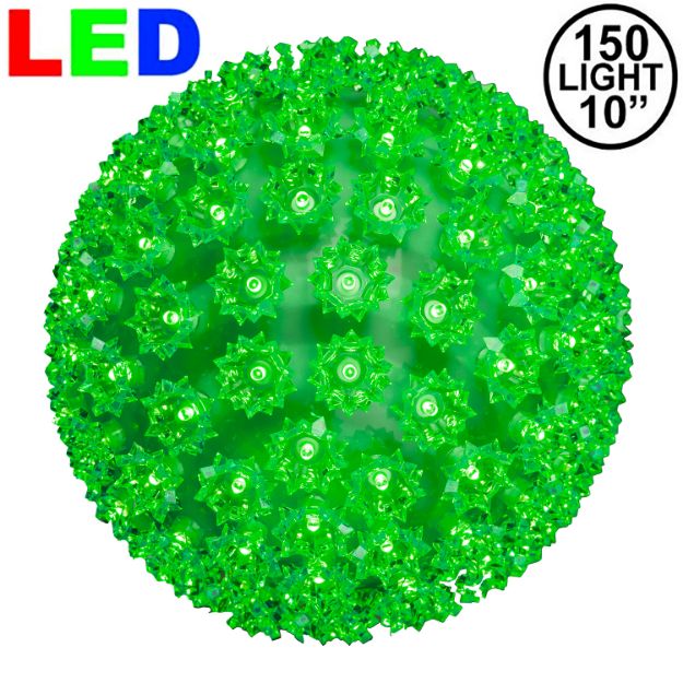 150 Green LED 10" Sphere