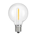 Warm White - G40 - Plastic Filament LED Replacement Bulbs - 25 Pack