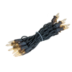Non Connectable Clear Black Wire Mini Lights 20 Light 8.5'
