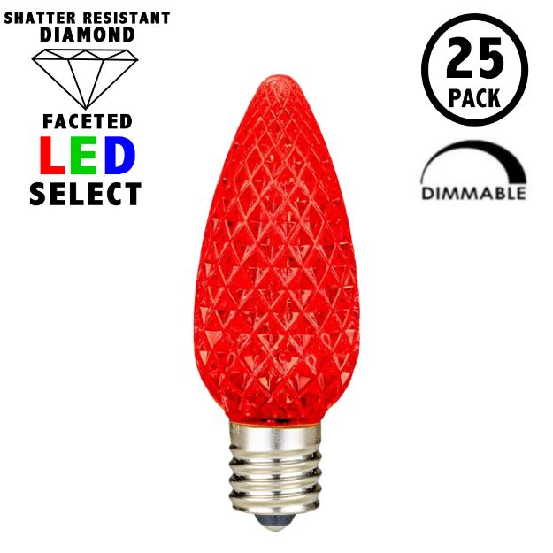 NL Select Red C9 LED Replacement Bulbs 25 Pack