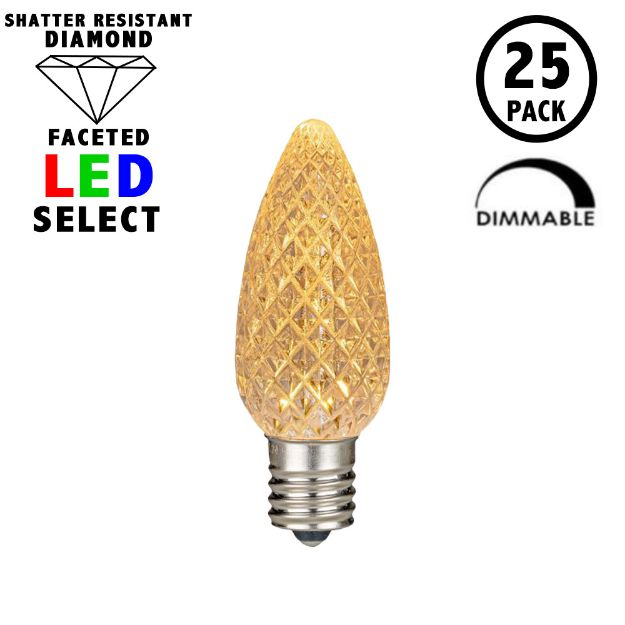 NL Select Sun Warm White C7 LED Replacement Bulbs 25 Pack