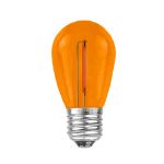 Orange S14 LED Plastic Filament Medium Base e26 Bulbs  - 25pk