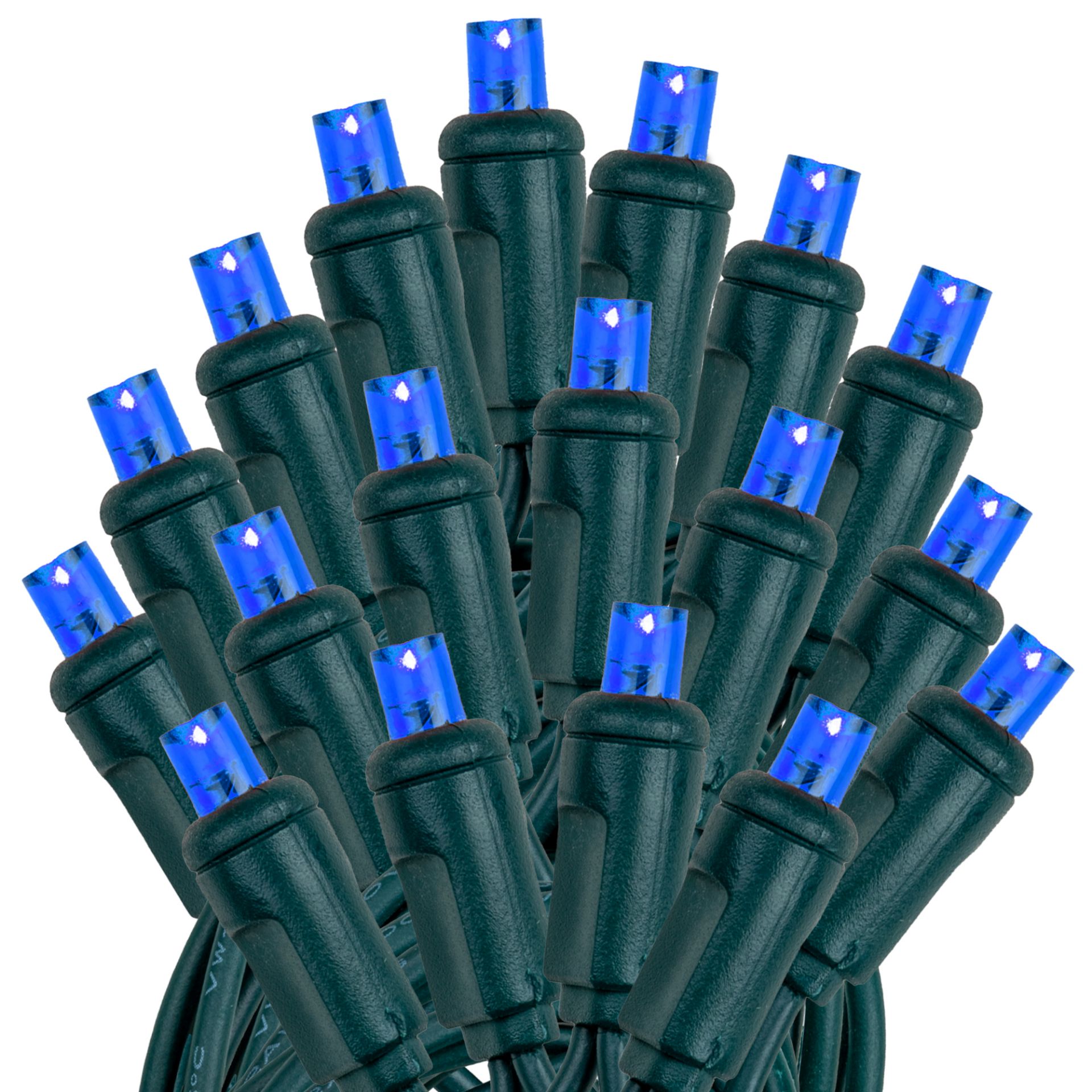 100 Light LED Christmas Mini Light Set, Patio Light, Warm White, Green Wire, 34’ - Bild 9 von 66