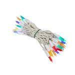 35 Light Traditional T5 Multi LED Mini Lights White Wire