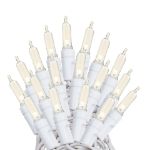 Novelty Lights T5 Warm White LED Christmas Lights - 11ft String Of 10 Bulbs