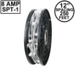 Novelty Lights Select C7 250 ft Spool  12" Spacing  8 Amp White Wire