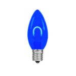 Blue C9 U-Shaped LED Plastic Flex Filament Replacement Bulbs 25 Pack 