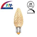 *Minleon* Sun Warm White C7 LED Replacement Bulbs 25 Pack