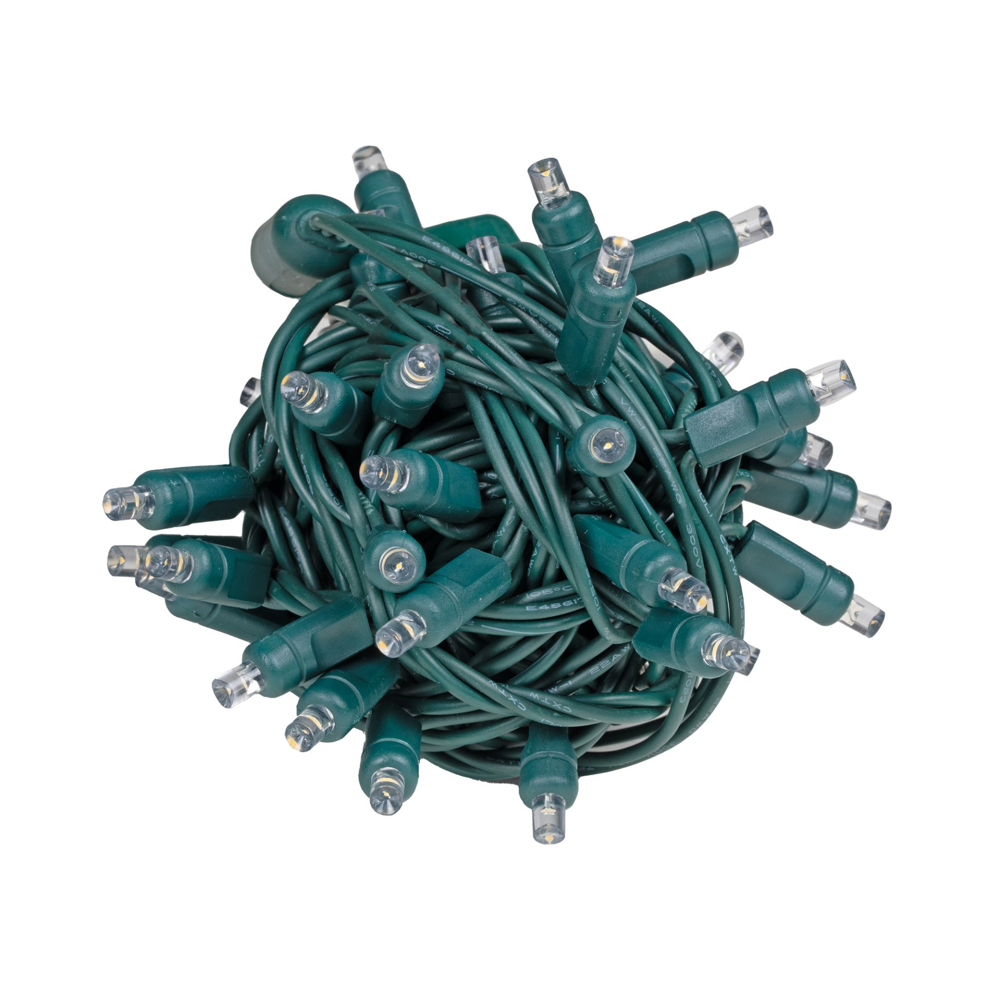 100 Light LED Christmas Mini Light Set, Patio Light, Warm White, Green Wire, 50’ - Picture 36 of 48