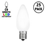 PeakPro C9 Smooth Ceramic LED Bulbs - White - 25 Pack