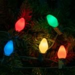 C7 RetroGlo Vintage Multi Colored Ceramic LED Replacement Bulbs - 25 Pack