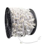 Premium Commercial Grade C9 1000' Spool 30" Spacing 8 Amp White Wire