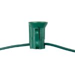 Novelty Lights C7 250 ft Spool 6" Spacing  8 Amp Green Wire