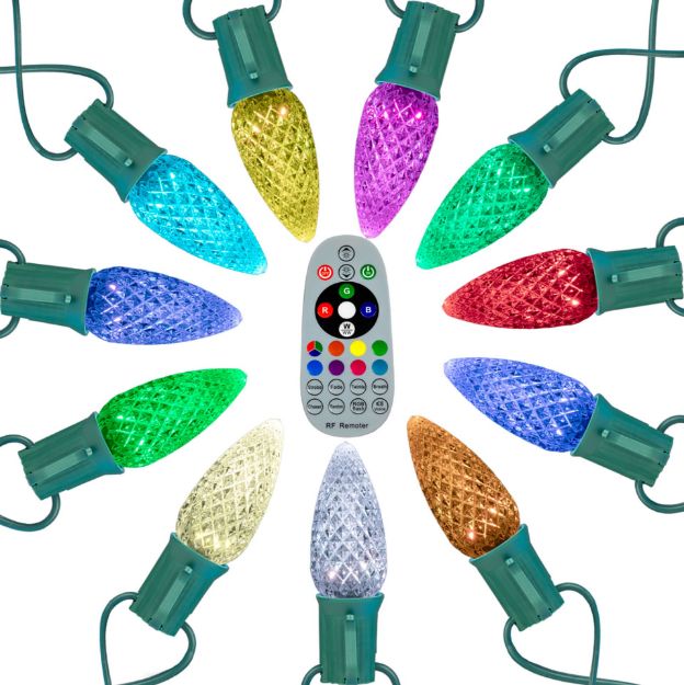 C9 RGBWW Color Changing Set (green wire)