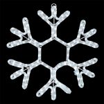 15" LED Rope Light Snowflake-Cool White 