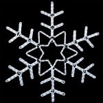 36" Deluxe 36 Point LED Snowflake Pure White