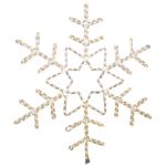 36" Deluxe 36 Point LED Snowflake Warm White