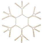 36" Traditional 18 Point LED Snowflake Warm White