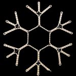 36" LED Snowflake Warm White