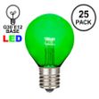 Green - G30 Glass LED Replacement Bulbs - 25 Pack