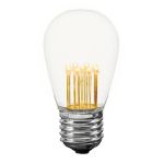 5 Pack Warm White S14 LED Medium Base e26 Bulbs w/ 9 LEDs