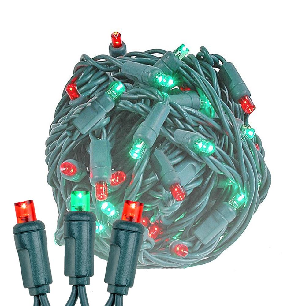 100 Light LED Christmas Mini Light Set, Patio Light, Warm White, Green Wire, 34’ - Bild 41 von 66