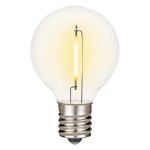 Warm White - G40 - Plastic Filament LED Replacement Bulbs - 25 Pack