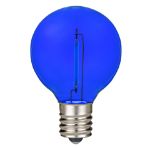 Blue - G40 - Plastic Filament LED Replacement Bulbs - 25 Pack