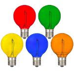 Multi - G40 - Plastic Filament LED Replacement Bulbs - 25 Pack