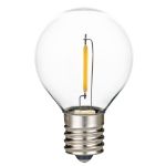 Warm White - G30 - LED Filament Plastic Globe Bulbs - 25 Pack