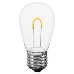 Warm White S14 U-Shaped LED Glass Flex Filament Replacement Bulbs 25 Pack