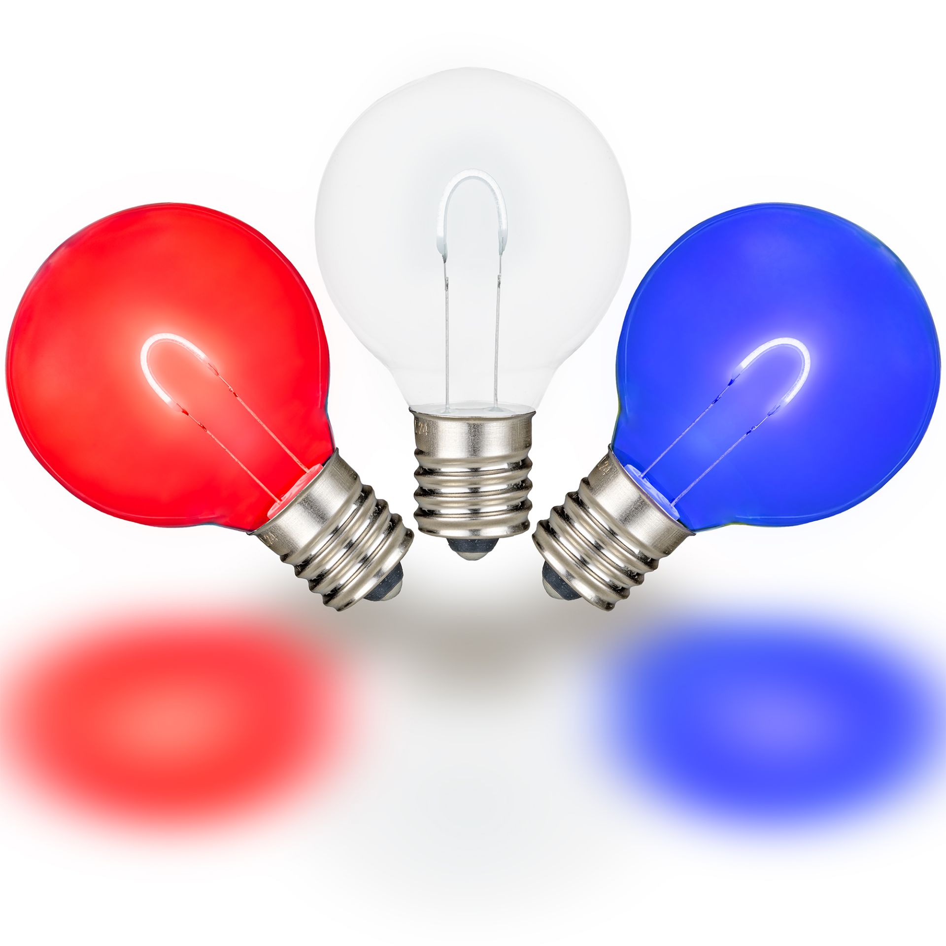 25 Pack LED G40 Plastic Filament Outdoor Globe Replacement Bulbs, Warm White - Bild 41 von 52