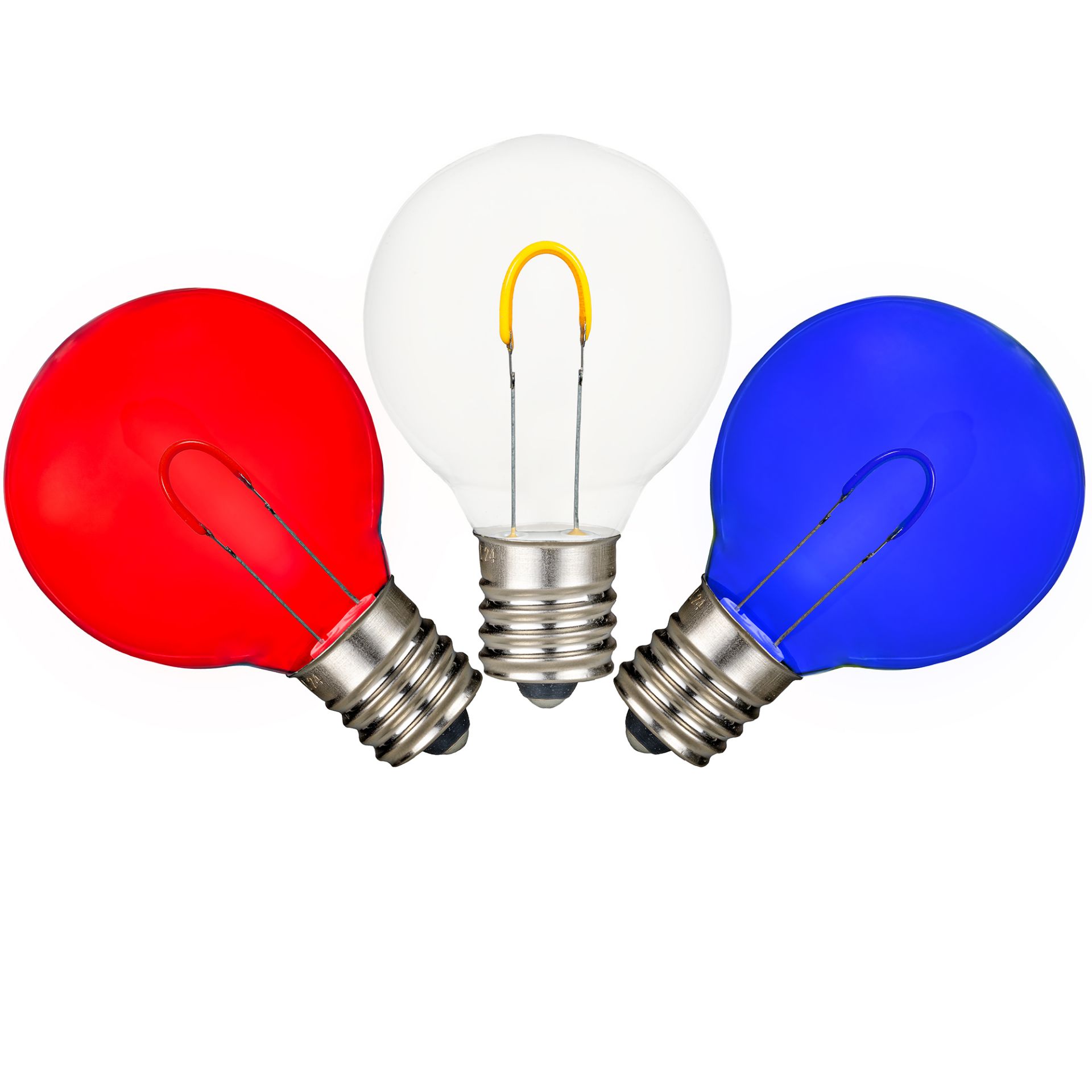 25 Pack LED G40 Plastic Filament Outdoor Globe Replacement Bulbs, Warm White - Bild 43 von 52