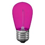 Pink S14 LED Plastic Filament Medium Base e26 Bulbs  - 25pk