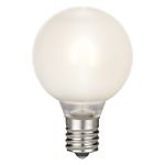Warm White Satin Glass G40 U-Shaped LED Glass Flex Filament Replacement Bulbs 25 Pack