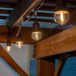 Warm White LED Medium Base G50 Plastic Filament Globe Bulbs - 25pk