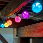 Modern Multi Color Diamond Faceted LED G50 Globe Bulbs - 25pk