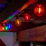 Multi LED G50 Plastic Filament LED Globe Bulbs - 25pk