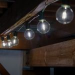Pure White LED G50 Plastic Filament LED Globe Bulbs - 25pk