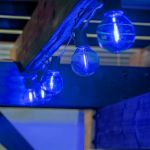 Blue - G40 - Plastic Filament LED Replacement Bulbs - 25 Pack