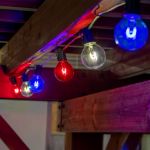 Red/White/Blue G40 U-Shaped LED Plastic Flex Filament Replacement Bulbs 25 Pack