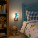 Night Light - Sea Horse - Swivel Plug w/LED Bulb