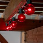5 Pack Red LED G50 Globe Bulbs