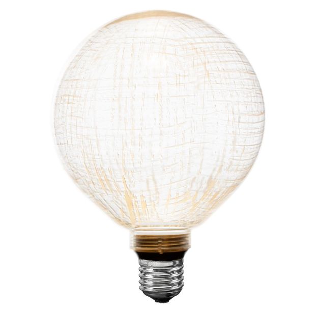 Echelon Ivory G125 LED Glass Globe Bulb for Pendants and Patio Strings